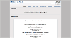 Desktop Screenshot of hvilsomradio.dk