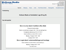 Tablet Screenshot of hvilsomradio.dk